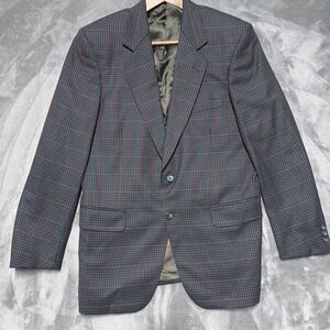 Gieves & Hawkes Sport Coat Mens 38 Plaid Wool Blazer Jacket Saville Row
